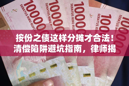 北京按份之债这样分摊才合法！清偿陷阱避坑指南，律师揭秘关键条款