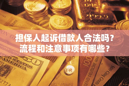 北京担保人起诉借款人合法吗？流程和注意事项有哪些？