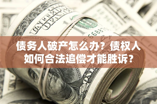 北京债务人破产怎么办？债权人如何合法追偿才能胜诉？