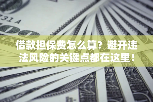 北京借款担保费怎么算？避开违法风险的关键点都在这里！