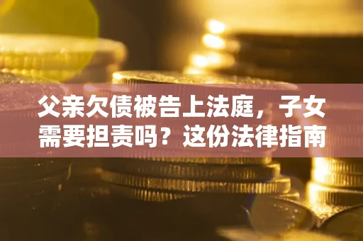北京父亲欠债被告上法庭，子女需要担责吗？这份法律指南必须看完