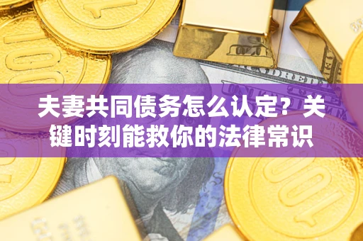 北京夫妻共同债务怎么认定？关键时刻能救你的法律常识