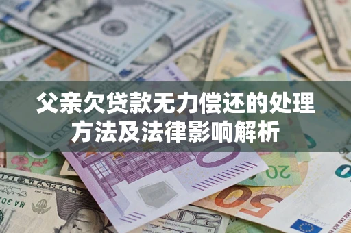 北京父亲欠贷款无力偿还的处理方法及法律影响解析